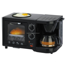 Breakfast Maker with Toast Oven Coffee Maker and Pan